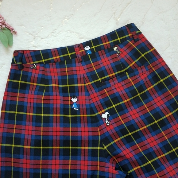 LAZY OAF X SNOOPY PLAID PANTS - Picture 10 of 15